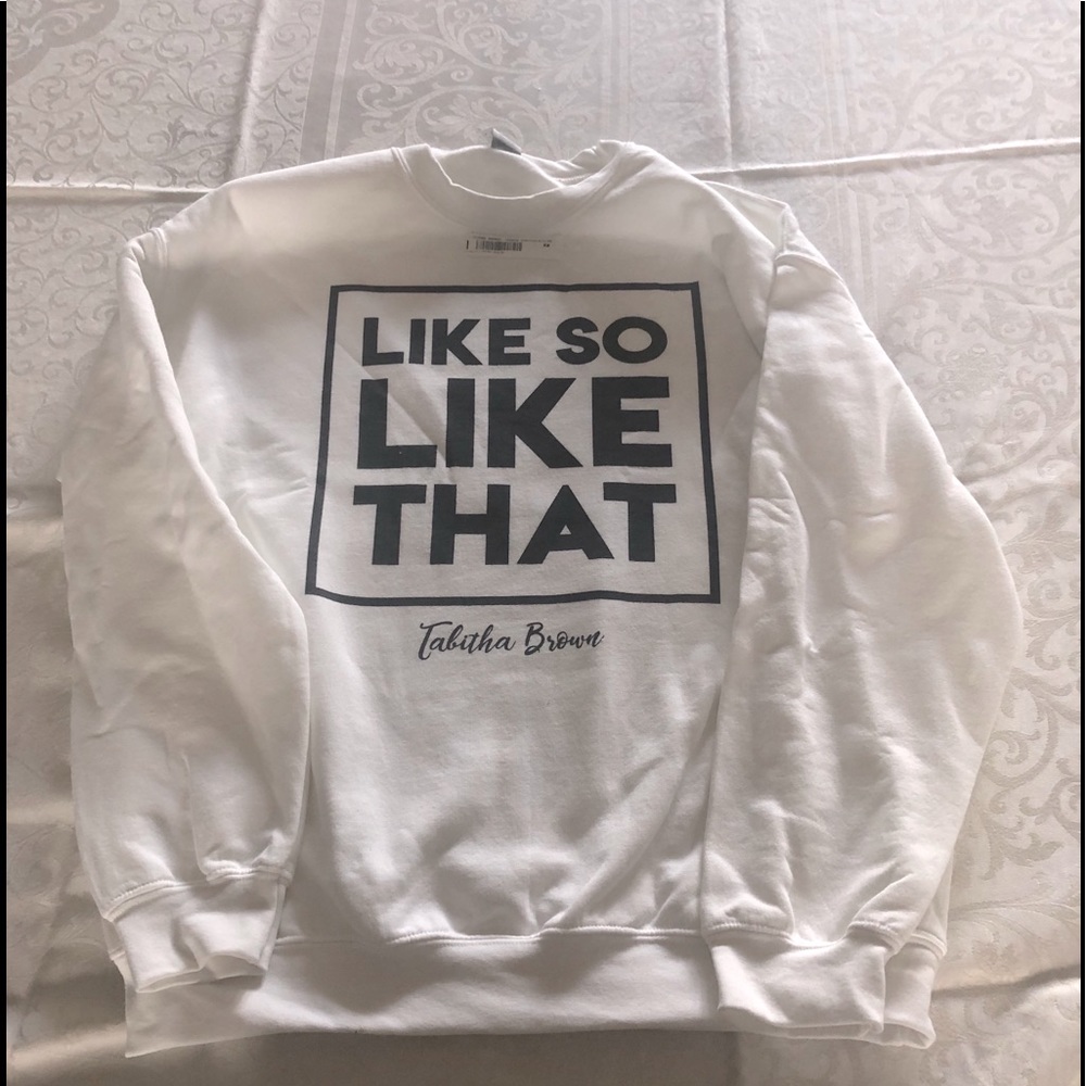 Tabitha Brown White Crew Neck